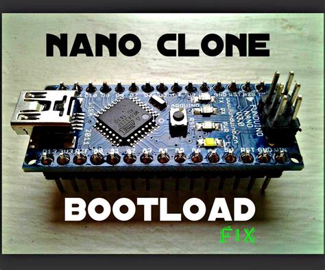 arduino nano bootloader install.
